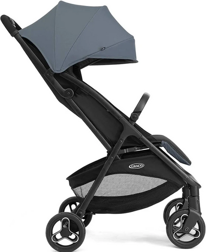 Graco Miravi Compact Stroller – Stormy Blue Lightweight Foldable Pushchair