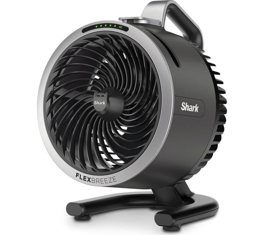 Shark FlexBreeze HydroGo FA050UK Portable Misting Fan – Indoor & Outdoor Cooling Fan | Charcoal