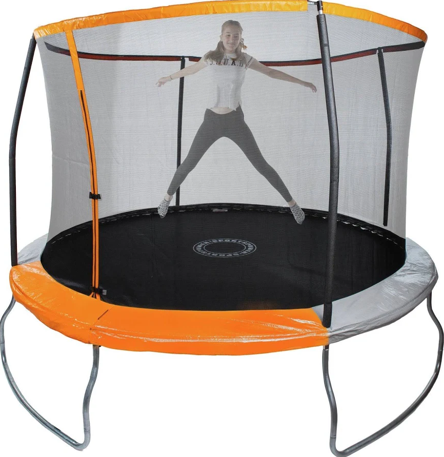 Sportspower Sport-Pro 10ft Folding Garden Trampoline with Safety Enclosure