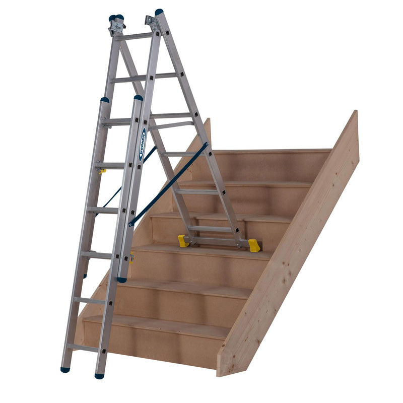 Werner Professional 2.45m 3 Section Aluminium Extension Ladder