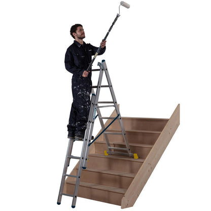 Werner Professional 2.45m 3 Section Aluminium Extension Ladder