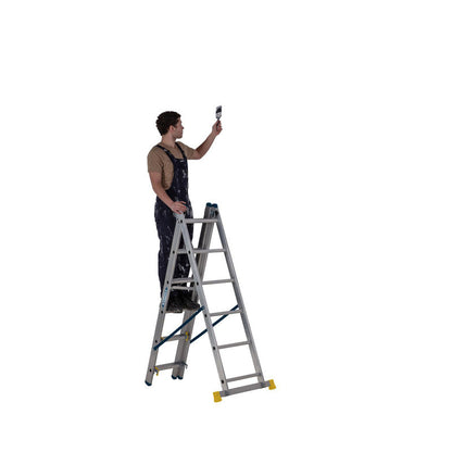 Werner Professional 2.45m 3 Section Aluminium Extension Ladder