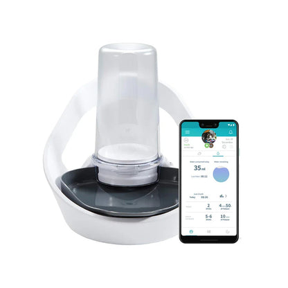 Sure Petcare Felaqua Connect Smart Pet Water Bowl – White | Connected Hydration Monitor for Cats & Small Dogs