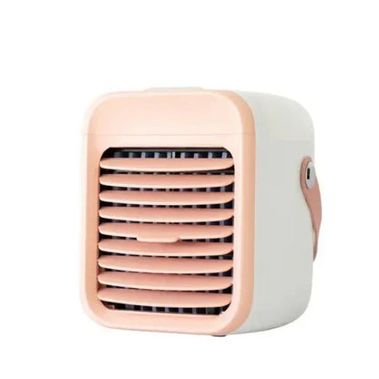 Portable Mini Air Cooler Fan – 3-in-1 Cooling Fan & Humidifier | Cordless USB Rechargeable