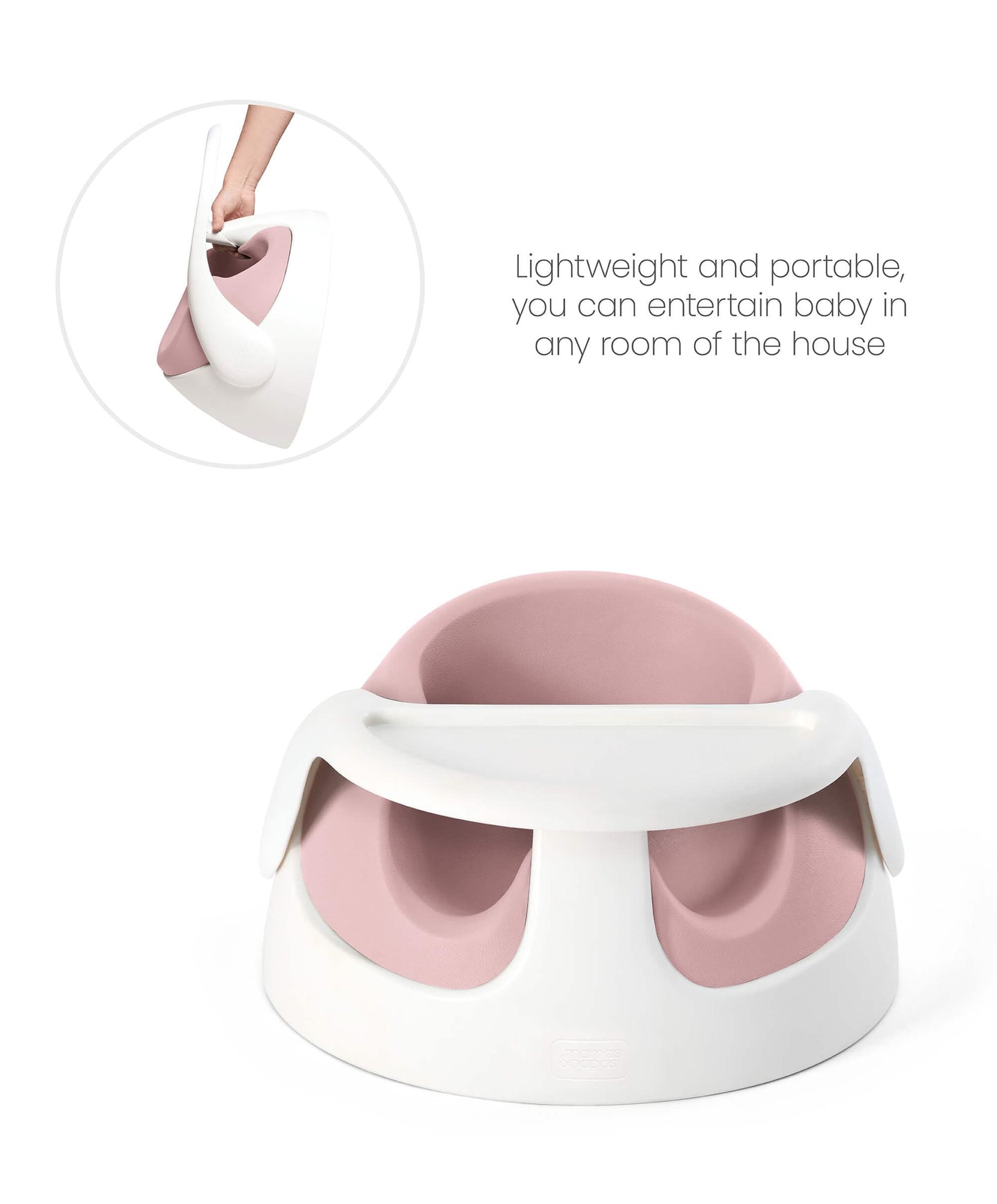 Snug Floor Seat with Activity Tray - Blossom